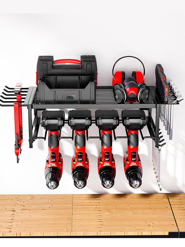 Tools In Electrical Workshop - Wandmontage gereedschapsrek voor elektrisch gereedschap, houder
