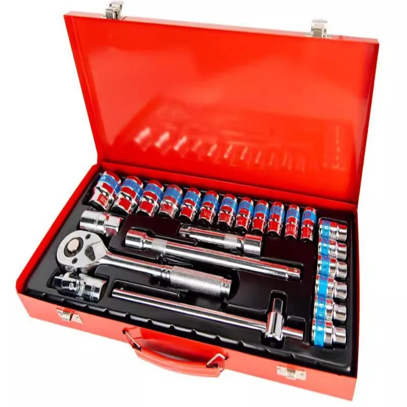 Workshop Tools Kit - Ratschetmoersleutel Multifunctionele set Mechanische autoreparatie Combinatie
