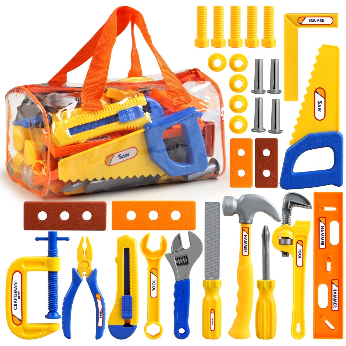 Tools Workshop Kids - Simulatie Onderhoudstool Plastic Constructie Speelgoedset Voor