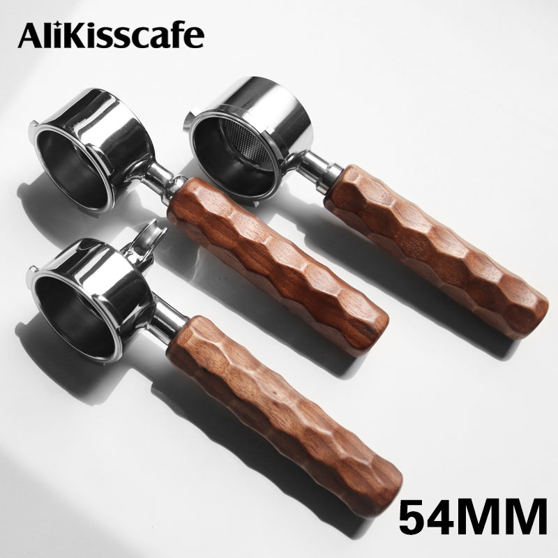 Hand Tools Mechanical Workshop - 54mm Koffie Bodemloze Filterhouder Dubbele Uitloop