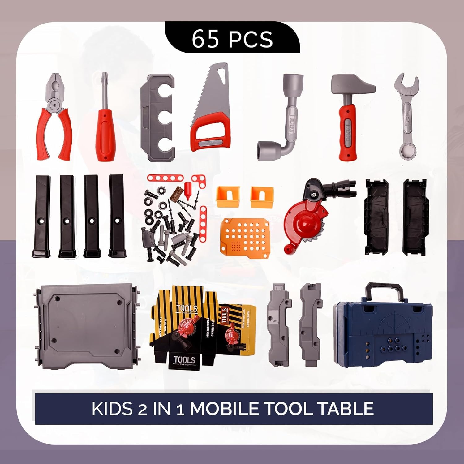65PCS Kids Tool Bench Set Fant - Tools Workshop Kids recensie en prijs