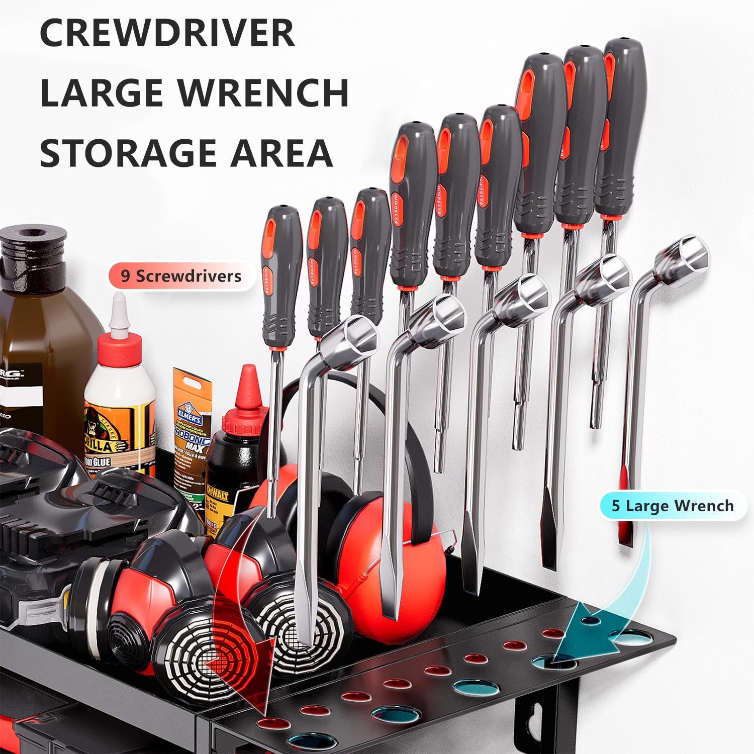 Wandmontage gereedschapsrek vo - Tools In Electrical Workshop recensie en prijs