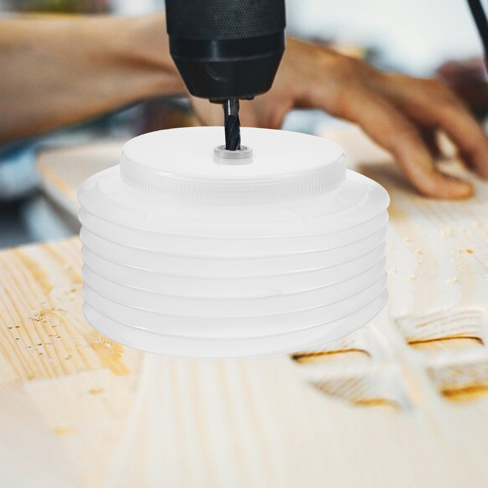 Stofopvangkap voor boormachine - Power Tools For Workshop recensie en prijs