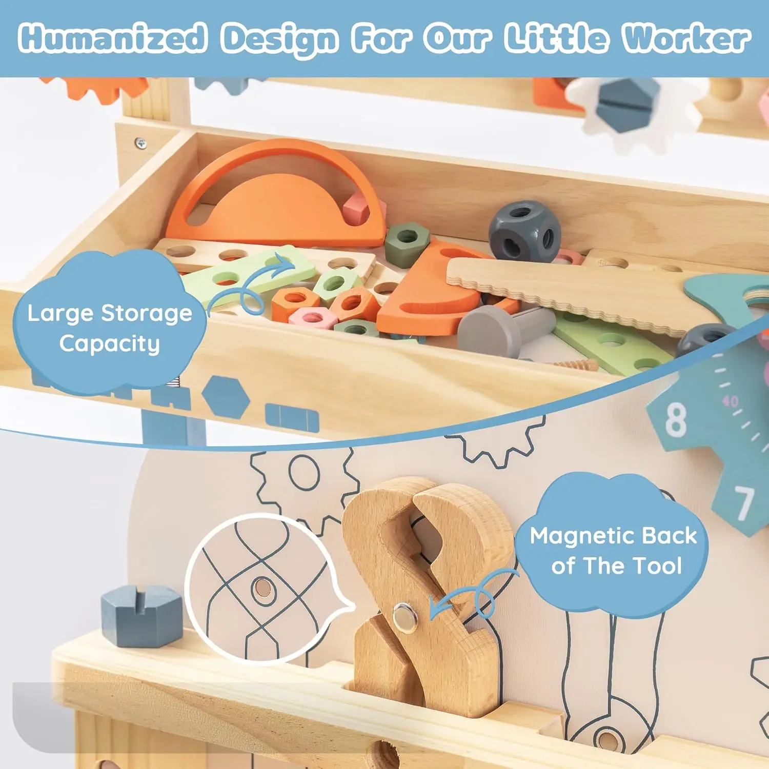 Robotime Robud Gereedschapsban - Tools Workshop Kids recensie en prijs