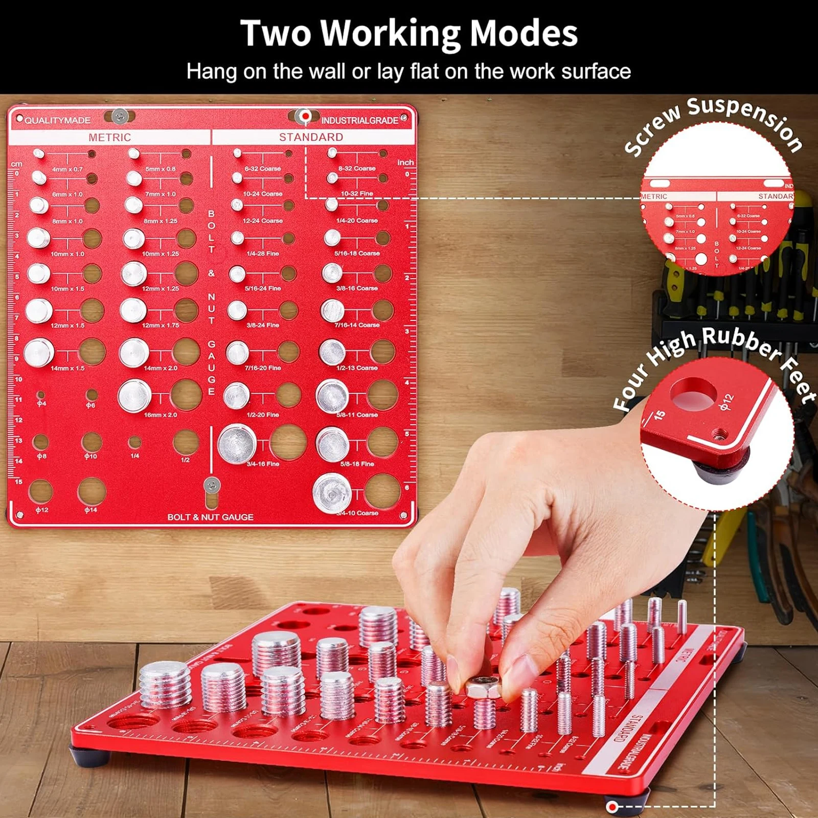 Moer- en boutdraadmeterset voo - Workshop Cutting Tools recensie en prijs