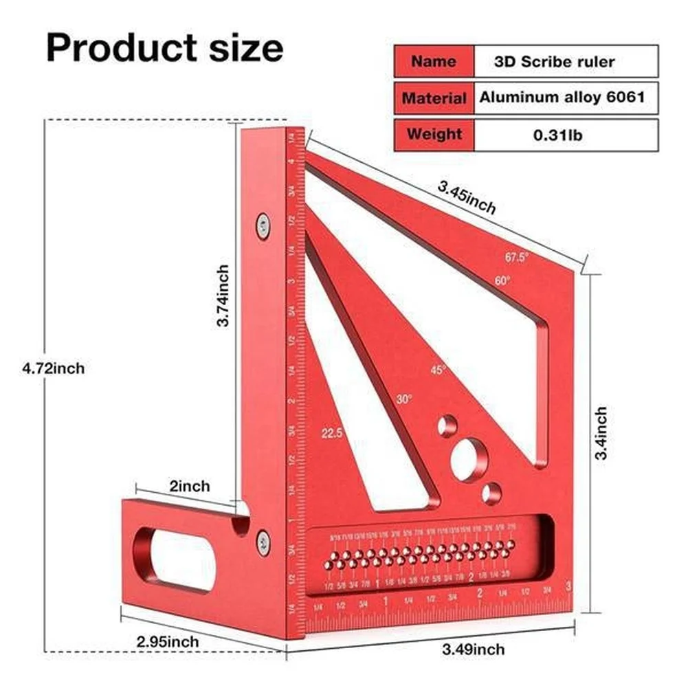 Rode 3D Multi-hoek Meetliniaal - Workshop Layout Tools recensie en prijs