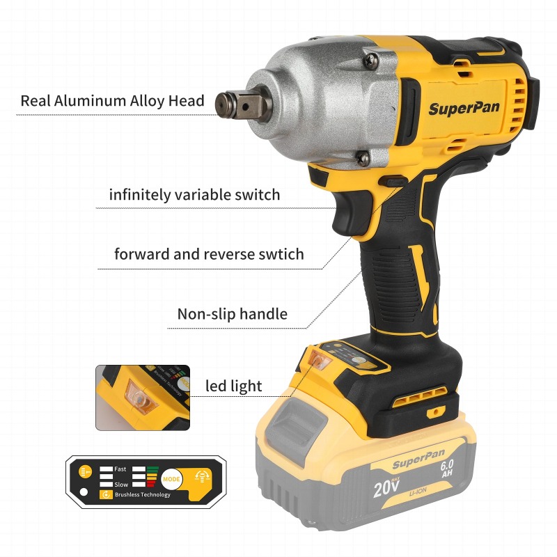 Hoge Koppel Accu-slagmoersleut - Tools In Electrical Workshop recensie en prijs
